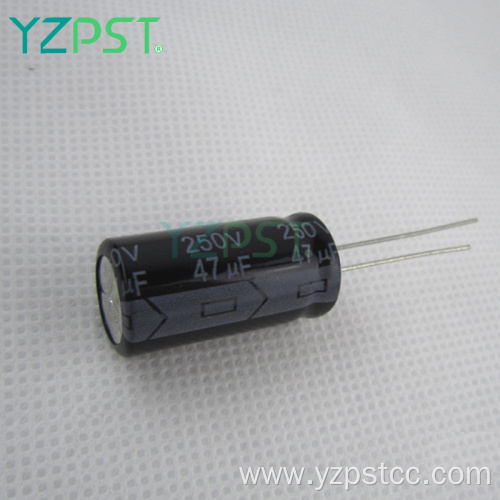 Low impedance High frequency electrolytic capacitor for VCD